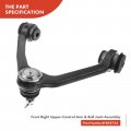 A-premium Front Right Upper Control Arm With Ball Joint Bushing Compatible Ford Lincoln 1997-2004 F-150 Heritage F-250