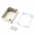 Uxcell 115x90x57mm Electronic Waterproof Ip65 Sealed Abs Plastic Diy Junction Box Enclosure Dark Gray With Case