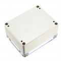 Uxcell 115x90x57mm Electronic Waterproof Ip65 Sealed Abs Plastic Diy Junction Box Enclosure Dark Gray With Case