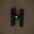 180 Degrees Positioning Gate Latch Zinc Alloy Flip Sliding Barn Door Lock With Handle For Cabinet Wood Fence Garage Red 