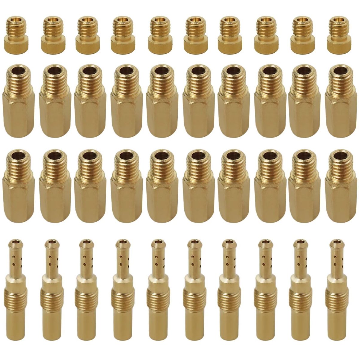 30x Carburetor Main Jets 100 140 155 178 10x Slow Pilot 32 55 For Most Scooters Atvs And Karts With 125cc 150cc 200cc 250cc Gy6