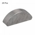 Uxcell Woodruff Keys 25pcs Steel 4mm Width X 6 5mm Height 16mm Diameter Semicircle