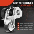 A-premium Belt Tensioner Assembly With 2 Pcs Pulley Compatible Bmw 135i 2011-2013 135is 2013 335i 2011 Gt Xdrive 2014 2011-2014