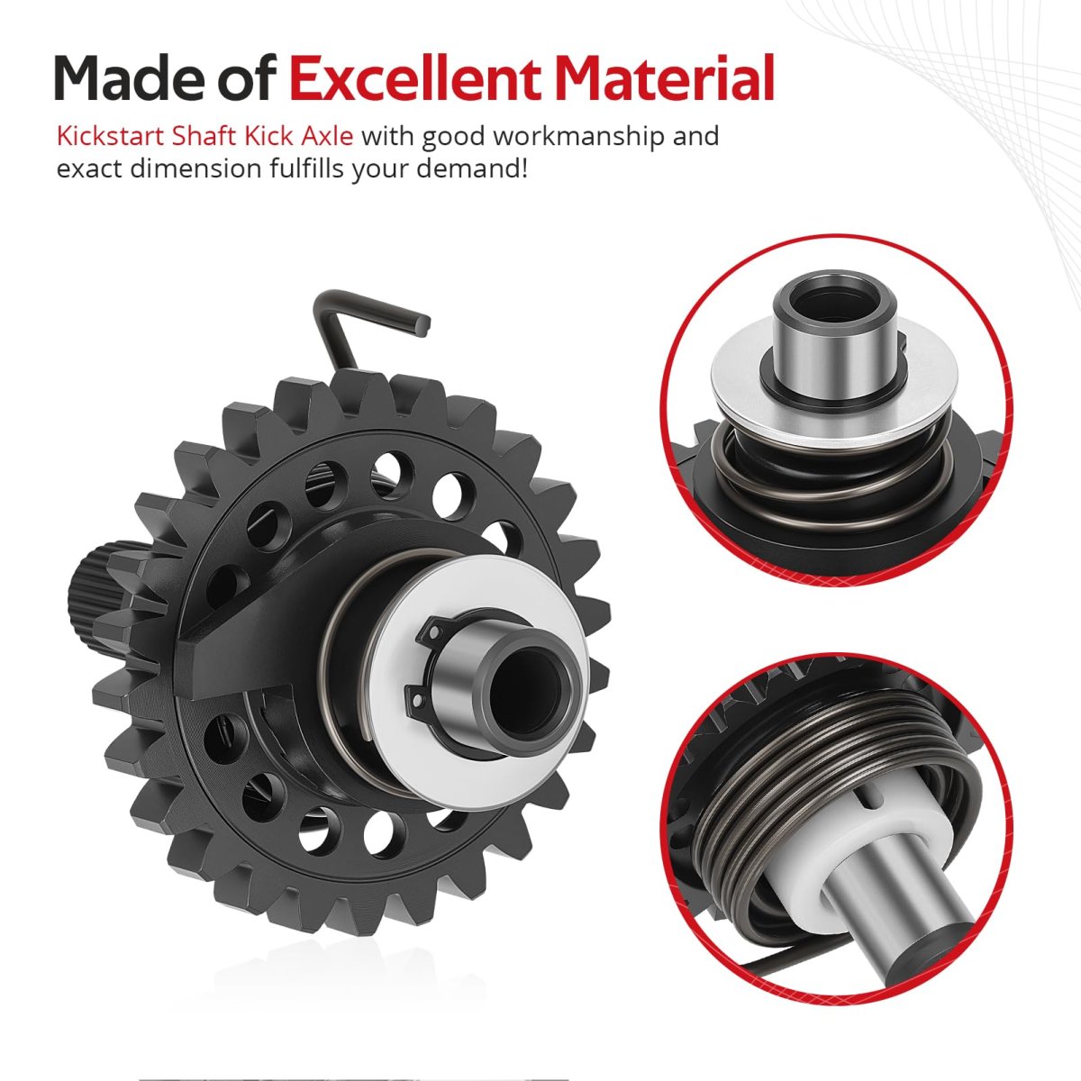 Kickstart Shaft Axle For Yamaha Yz250 Yz250x 2002-2024 O E M 5nx-15601-10-00 Kick Start Assy