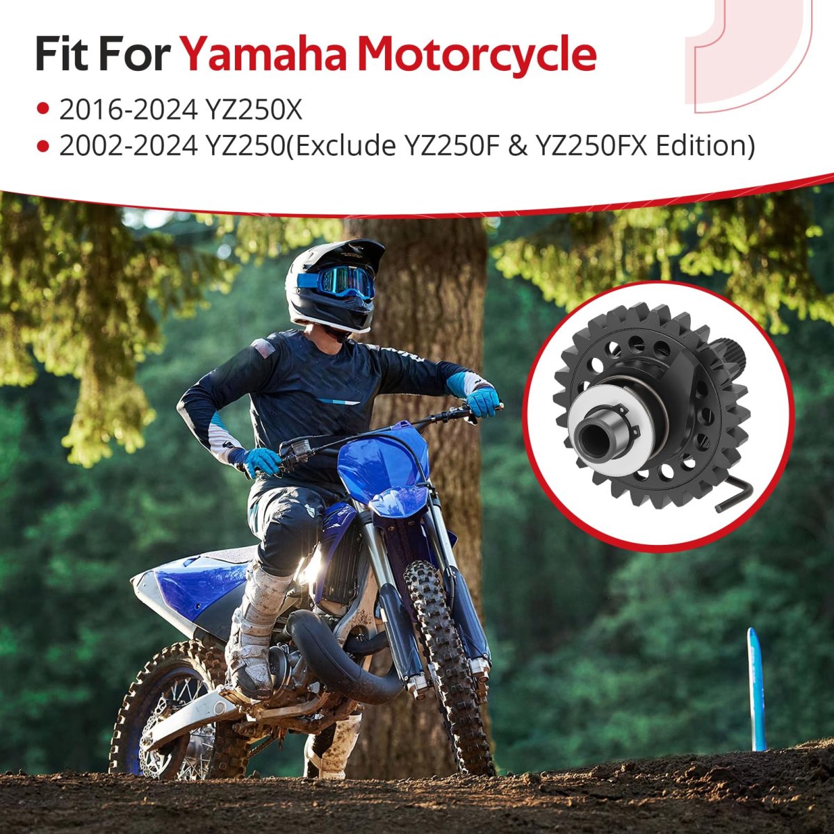 Kickstart Shaft Axle For Yamaha Yz250 Yz250x 2002-2024 O E M 5nx-15601-10-00 Kick Start Assy