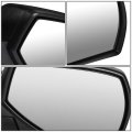 Right Passenger Side Black Power Heated W Puddle Light Rear View Mirror Compatible With Silverado Sierra 14-18