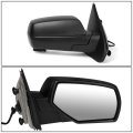 Right Passenger Side Black Power Heated W Puddle Light Rear View Mirror Compatible With Silverado Sierra 14-18