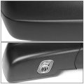 Right Passenger Side Black Power Heated W Puddle Light Rear View Mirror Compatible With Silverado Sierra 14-18