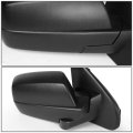 Right Passenger Side Black Power Heated W Puddle Light Rear View Mirror Compatible With Silverado Sierra 14-18