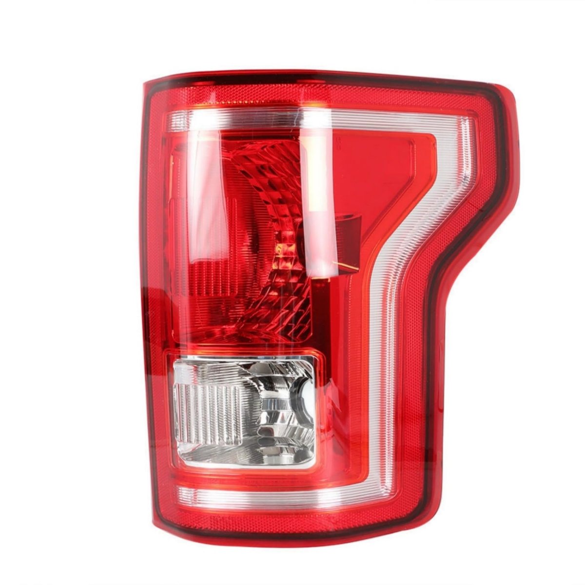 Right Side Tail Light Assembly Replacement For F150 2015 2016 2017 Passenger Rear Lamp Part Number Fl3z13404a Red Lens Chrome