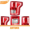 Right Side Tail Light Assembly Replacement For F150 2015 2016 2017 Passenger Rear Lamp Part Number Fl3z13404a Red Lens Chrome