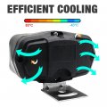 Ysy 2pcs Motorcycle Headlight 12v Motorbike Spot Head Light 16 Led Scooter Atv Moto Headlamp Motor Auxiliary Driving Work