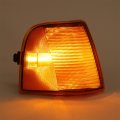 Hecasa Corner Light Compatible With Peterbilt 375 385 Trucks Turn Signal Side Marker Parking Lamp Assembly Halogen Amber Lens