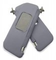 Autoguru Sunvisors Cover Skin Pvc Synthetic Leather Made For Toyota Corolla 2002-2008 Gray 