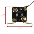 Caltric Starter Solenoid Relay Compatible With Kawasaki Js440 Js 440 1977 1978 1979 1990 1981
