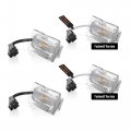 4 Pieces Footwell Trunk Upgrade Led Kit For Tesla Model 3 With Ultra-bright Replacement Light Bulbs Leds Fit Frunk Door Puddle 