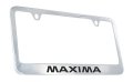 Nissan Maxima Chrome Plated Metal License Plate Frame Holder 2 Hole 