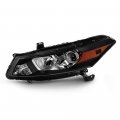 For 2008-2012 Honda Accord Coupe Driver Side Black Housing Oe-style Headlight Headlamp Assembly 