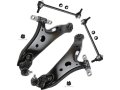 Front Control Arm And Sway Bar End Link Kit 4-piece For 2008-2017 Toyota Highlander 