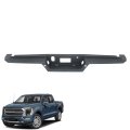 Black Rear Bumper Top Step Pad Cover Replacement For F-150 2021 2022 2023 Ml3z17b807db With Tow Park Assist Sensor Holes 