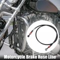 X Autohaux Brake Hose An3 28 90 Degree M10 Motorcycle Hydraulic Line Oil Pipe Fitting For Atv Motocross Racing Bike 110cm Black