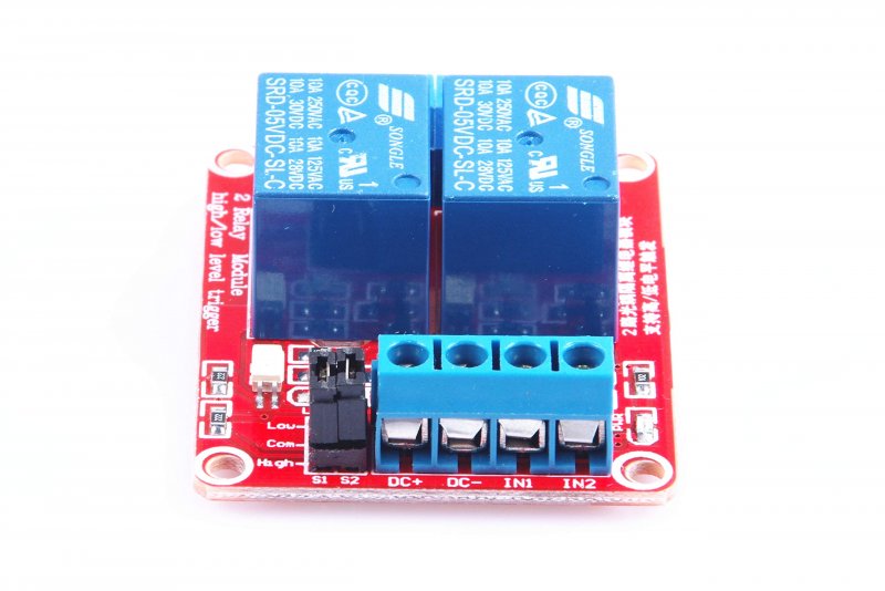 Knacro 5v 2-channel Relay Module With Optocoupler Board High Low Trigger Led Load 10a Dc 30v Ac 250v For Plc Automation Control