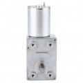Dc 12v High Torque Turbo Worm Geared Motor With 4mm Shaft For Boat Car Fan Home Appliance 10 Rpm