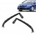 G-plus Front Left And Right Bumper Bracket Compatible With Honda Civic 2006-2011 Dx Ex 4-door Sedan Driver Passenger Lh Rh