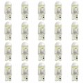 Nghtmre 20pcs White T10 194 168 W5w W3w 2825 Light Bulbs For Interiors License Plate Map Door Cargo Trunk Glove Box Light 