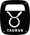 Jeeptails Taurus Astrological Sign Tail Lamp Light Covers For Jeep Cj Or Yj And Tj Wranglers Black Set Of 2
