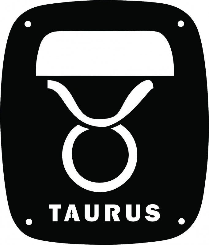 Jeeptails Taurus Astrological Sign Tail Lamp Light Covers For Jeep Cj Or Yj And Tj Wranglers Black Set Of 2