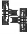 Dishwasher Top Upper Rack Adjuster Kit Replaces W10911100 W10418314 W10546502 Ap6036209 Ps11769781 For Kitchenaid Jenn-air 