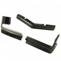 Kuafu Bumper Fillers Cover Vehicle Set Compatible With 1979-1985 Buick Riviera Model Cars Front 3 Pcs