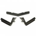 Kuafu Bumper Fillers Cover Vehicle Set Compatible With 1979-1985 Buick Riviera Model Cars Front 3 Pcs