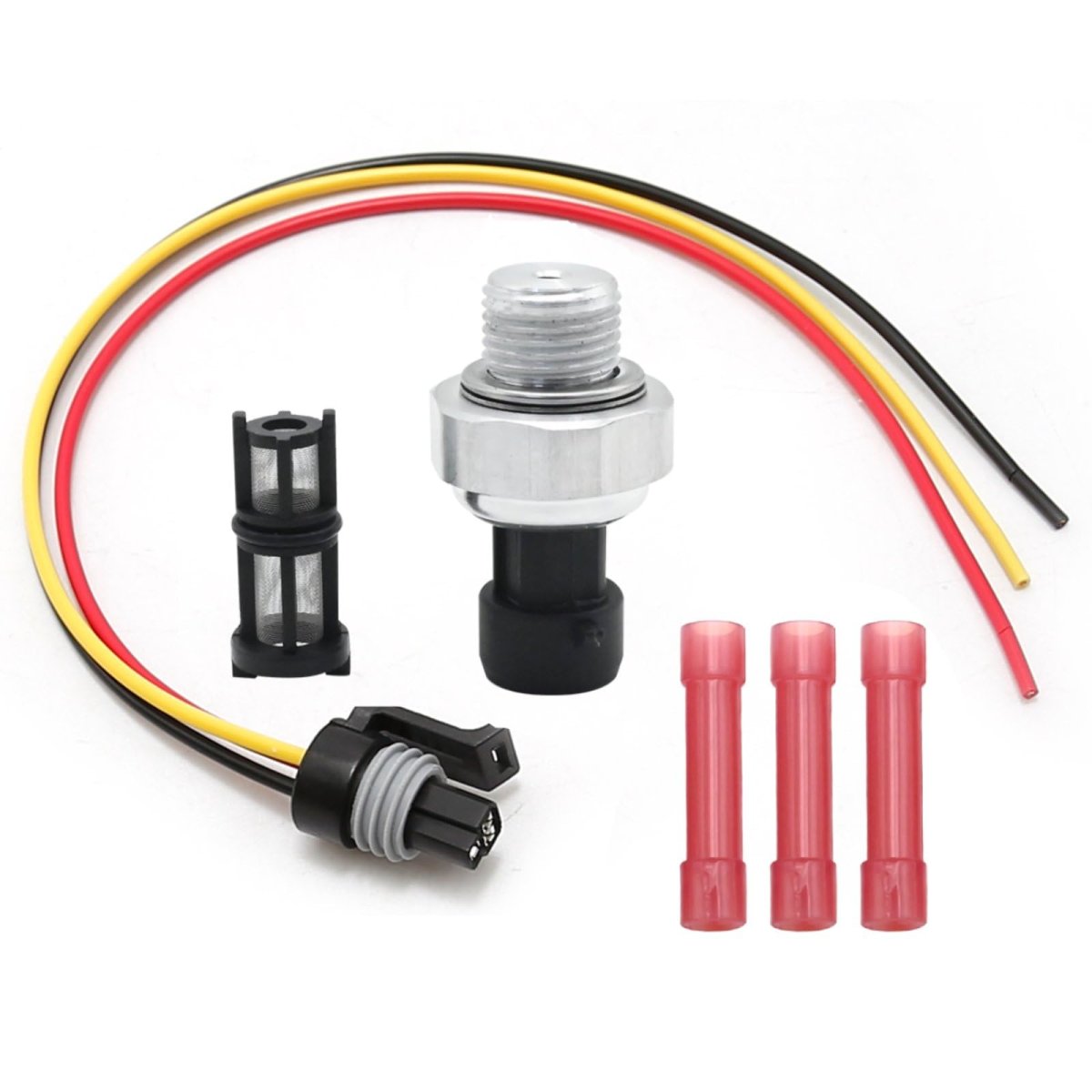 Hoypeyfiy 12677836 Engine Oil Pressure Sensor With Filter Replacement For Buick Allure 5 3l 2008 Cadillac Escalade 2002-08