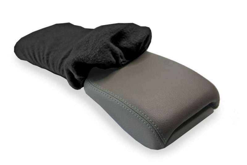 Autoguru Protector Fleece Console Lid Armrest Bench Cover Black Made For Toyota Tacoma 01-04
