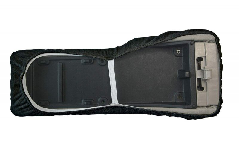 Autoguru Protector Fleece Console Lid Armrest Bench Cover Black Made For Toyota Tacoma 01-04