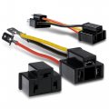 True Mods 2pc H4 9003 Hb2 Headlight Socket Converter Kit For H4652 H4656 H4666 H6545 Plug And Play Head Light Wiring Harness 