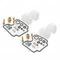 Newsmarts Carburetor Carb Repair Rebuild Kit Replacement For Yamaha V-star 1100 Xvs1100 1999-2005 2 Sets