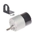 Bemonoc Dc 12v High Speed 300rpm Brushless Gear Motor Dia 37mm With Installing Bracket 