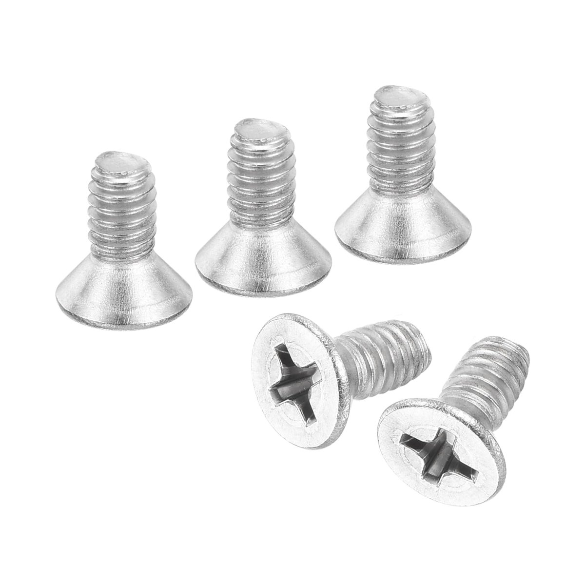 25 Pcs 8-32x3 8 In Machine Screws 304 Stainless Steel Phillips Pan Head Cross Recessed Bolts For Wall Sockets And House Repairs