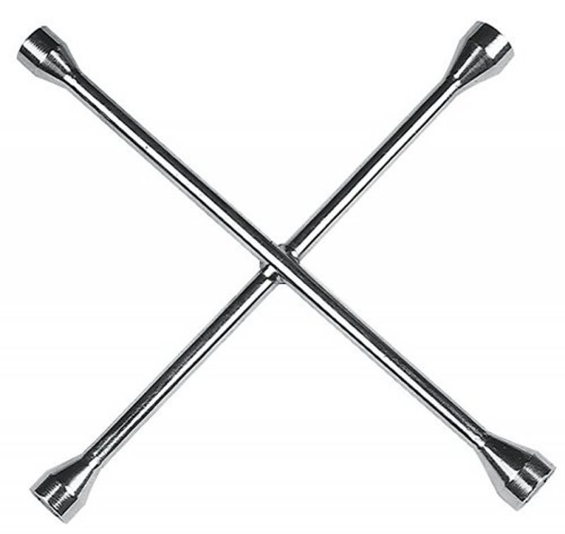 84441 14 In Lug Wrench Powder Coated Hex Head With 3 4 7 8 11 16 13 17mm 19mm 21mm And 22mm Sizes