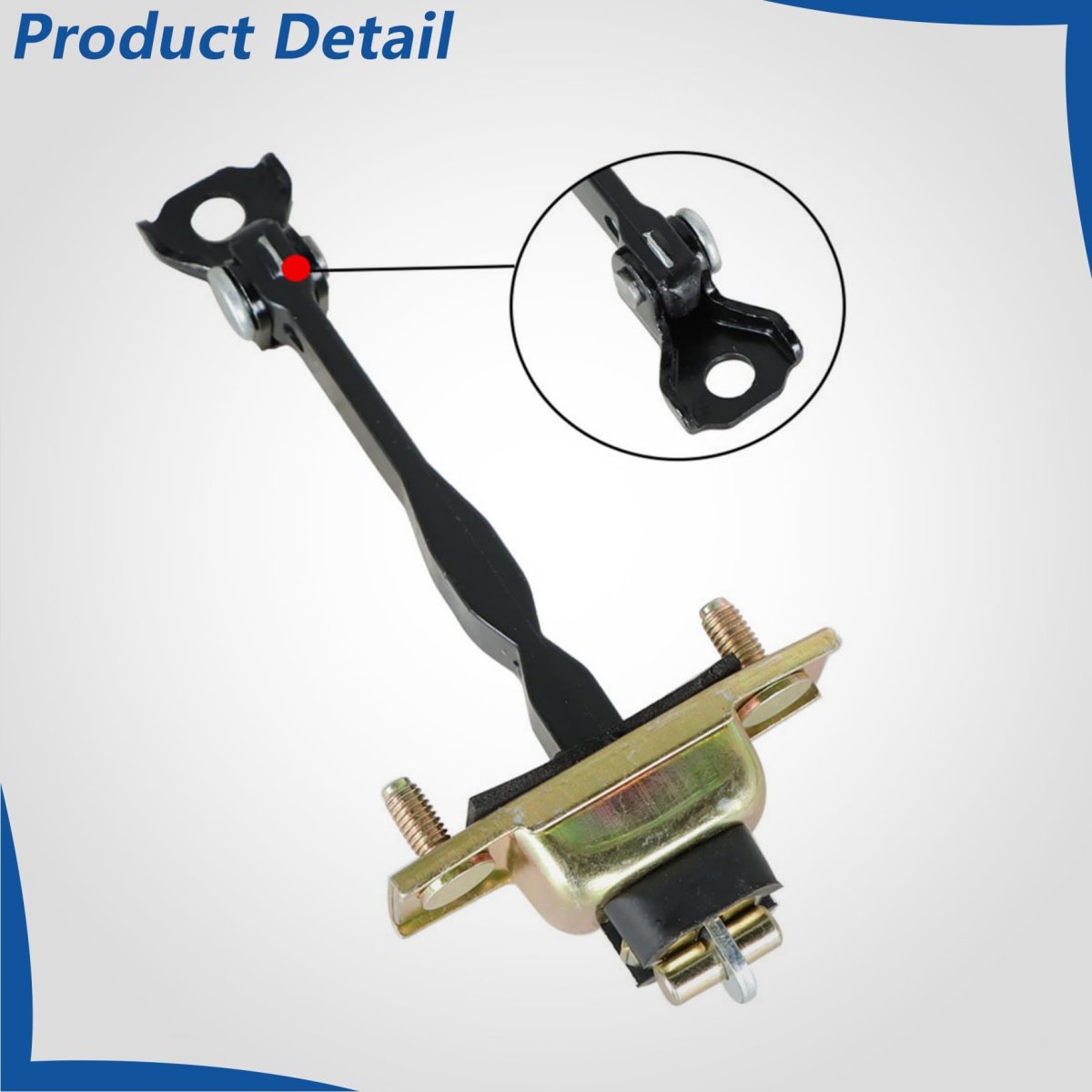 Door Check Stopper Front Left Driver Side Replacement For Sienna 2003 2004 2005 2006 2007 2008 2009 2010
