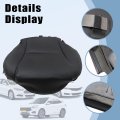Black Front Passenger Side Bottom Perforated Microfiber Leather Replacement Seat Covers For Lexus Is250 Is350 2006 2007 2008