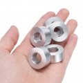 Uxcell 5pcs Aluminum Spacer 1 2 Bore X Od 76 Length Screw Standoff Bushing Plain Finish Round Metal For 1 Id Screws Bolts And
