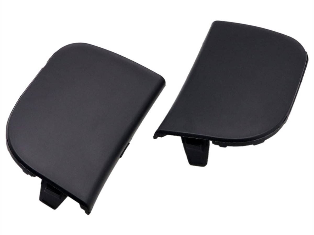 2pcs Black Front Bumper Tow Eye Hook Cover Cap For Toyota Prius 2012 2015