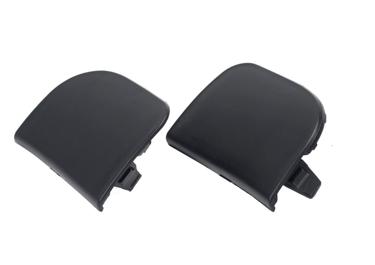 2pcs Black Front Bumper Tow Eye Hook Cover Cap For Toyota Prius 2012 2015