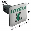 Loyola University Maryland Secondary Logo Tow Trailer Hitch Cover Plug Insert 1 4 Inch 25