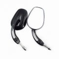 Httmt Mt398c-bk Black Big Mirrors Compatible With 1984-2017 H-d Street 500 750 Low Rider Superlow Iron 883 1200 Custom Roadster