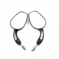 Httmt Mt398c-bk Black Big Mirrors Compatible With 1984-2017 H-d Street 500 750 Low Rider Superlow Iron 883 1200 Custom Roadster